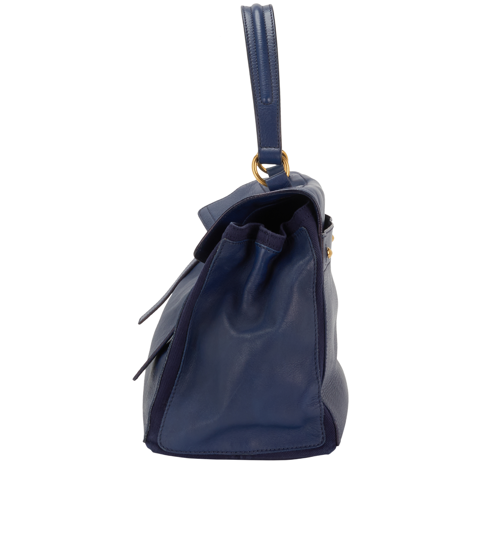 Muse II, &pound;275, Handbags, Blue, Leather, Bottom view